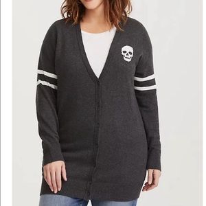 Torrid || Skull Cardigan